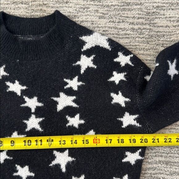 NWT Rails Kana Sweater Black Stars Cashmere/Wool Blend XXS - Picture 9 of 13